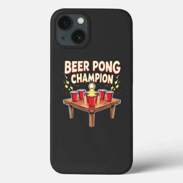 Beer Pong Champion Ping Pong Drinking Case-Mate iPhone Case (Back)