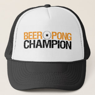 beer pong champion trucker hat