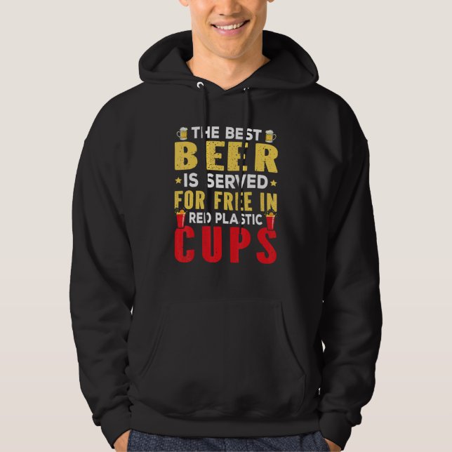 Beer Pong  For Beer Pong Champion Hoodie (Front)
