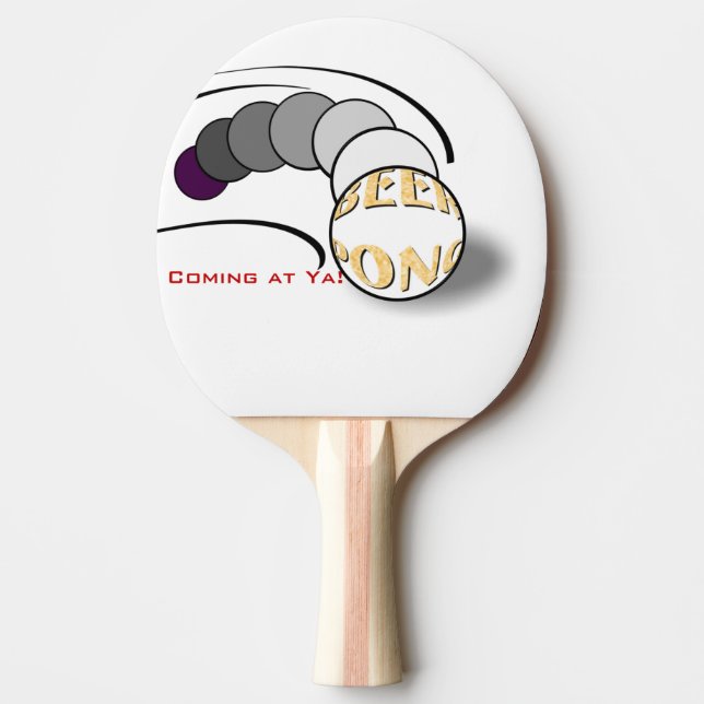 Beer Pong Humour Ping Pong Paddle (Front)