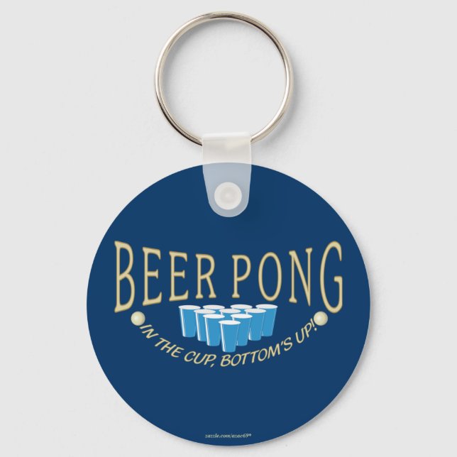Beer Pong Key Ring (Front)