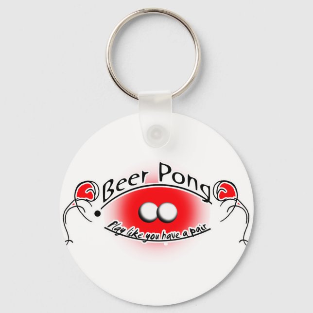beer pong key ring (Front)