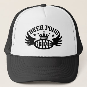 Beer Pong King Trucker Hat