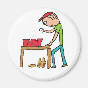 Beer Pong Magnet