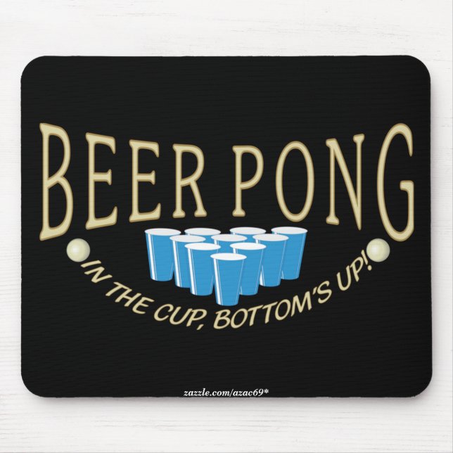 Beer Pong Mouse Mat (Front)