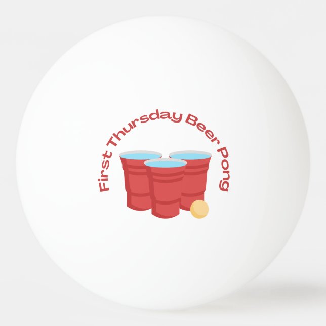 beer pong ping pong ball (Front)