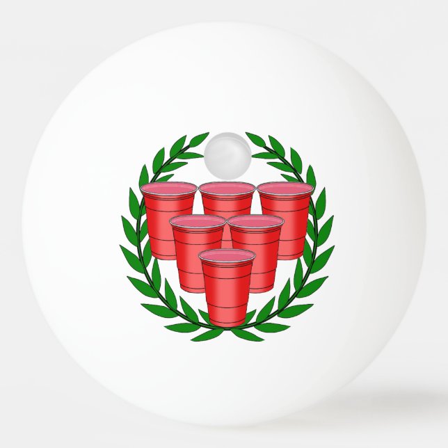 Beer Pong Ping Pong Ball (Front)