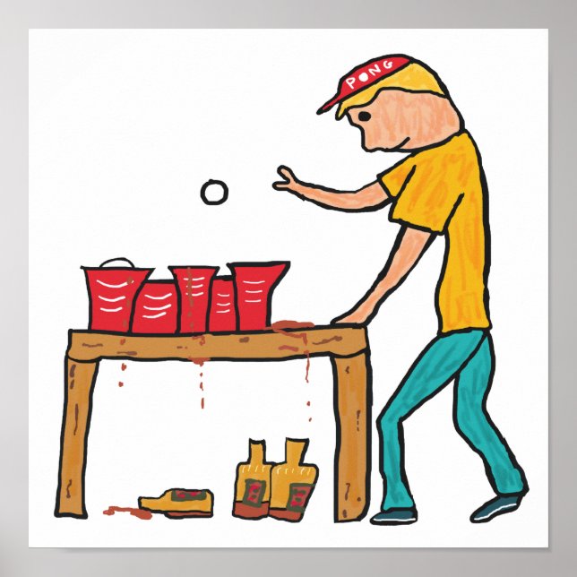 Beer Pong Poster (Front)
