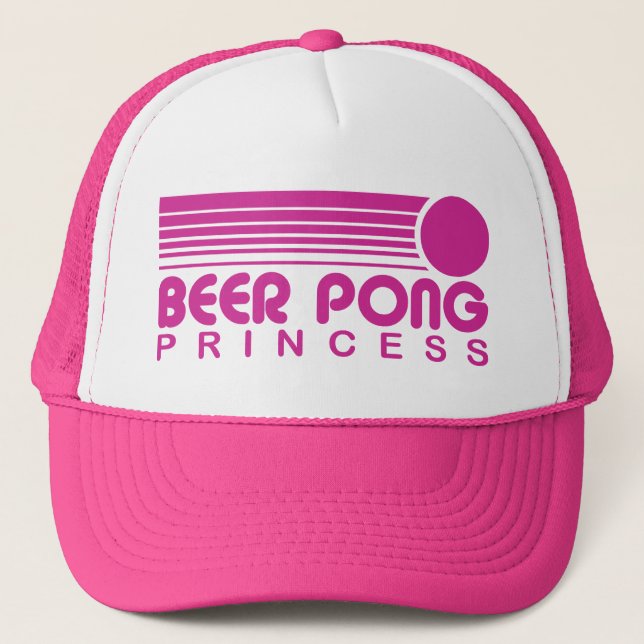 Beer Pong Princess Trucker Hat (Front)