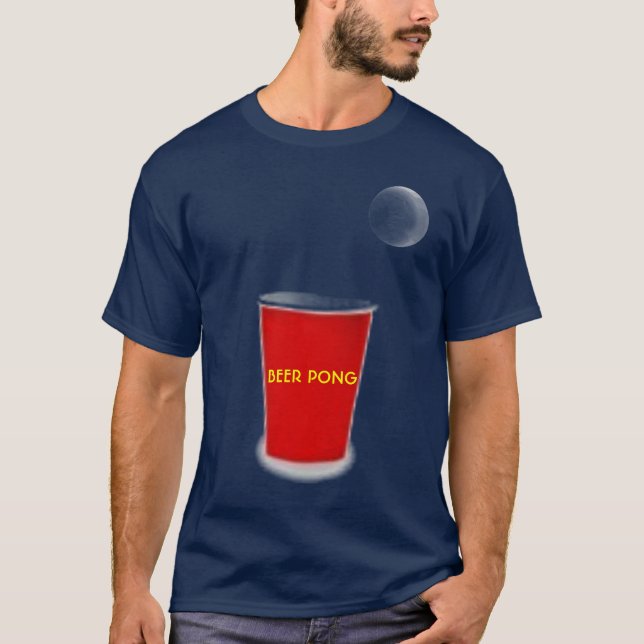 BEER PONG RULES T-Shirt (Front)