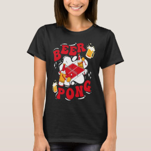 Beer Pong Table Party Game Drinking Game Beer Pong T-Shirt