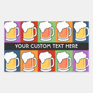 BEER Pop Art custom stickers