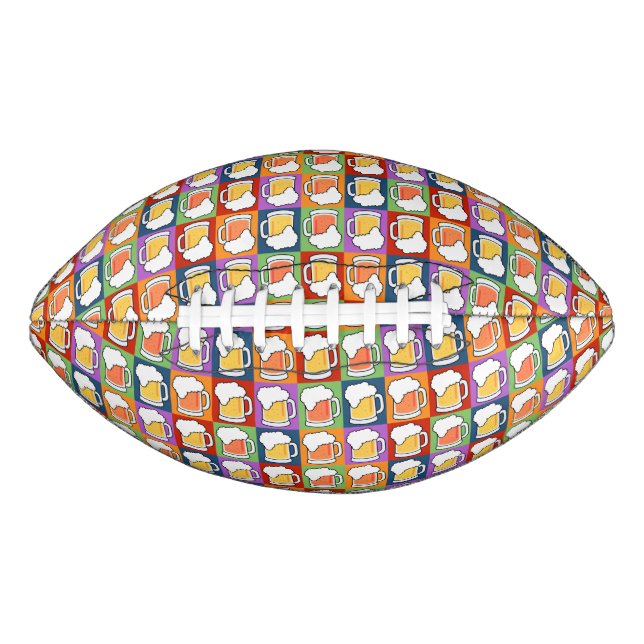 BEER Pop Art football American Football (Front)