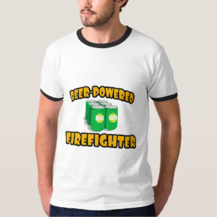 Beer-Powered Firefighter T-Shirt