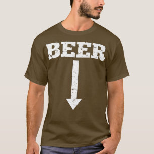 Beer Pregnant Baby Announcement Dad To Be T-Shirt