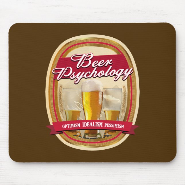 Beer Psychology Mouse Mat (Front)