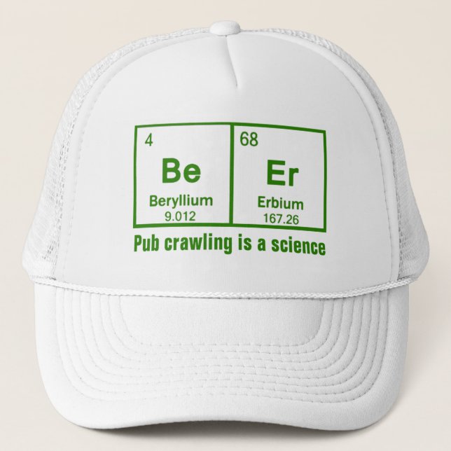 Beer Pub Crawling Is A Science Trucker Hat (Front)