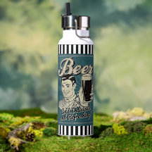 Beer Retro Thor Water Bottle