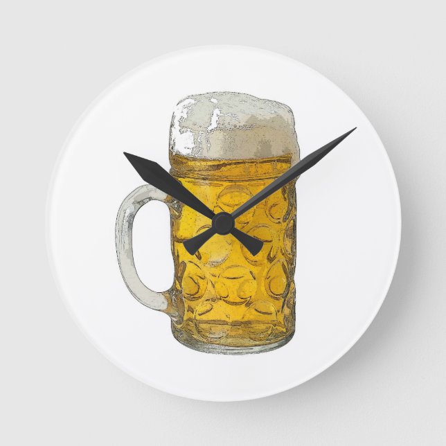 Beer Round Clock (Front)
