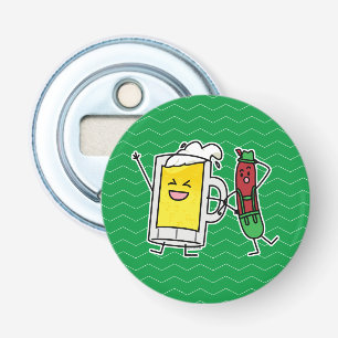 Beer sausage Octoberfest Oktoberfest lederhosen Bottle Opener
