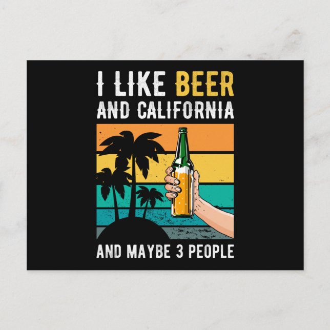 Beer Saying Funny Postcard (Front)