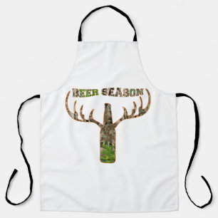 Beer Season Hunting Season Gift For Hunter Apron