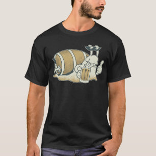 Beer snail snail with beer barrel T-Shirt