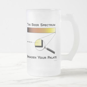 Beer Spectrum Frosted Mug