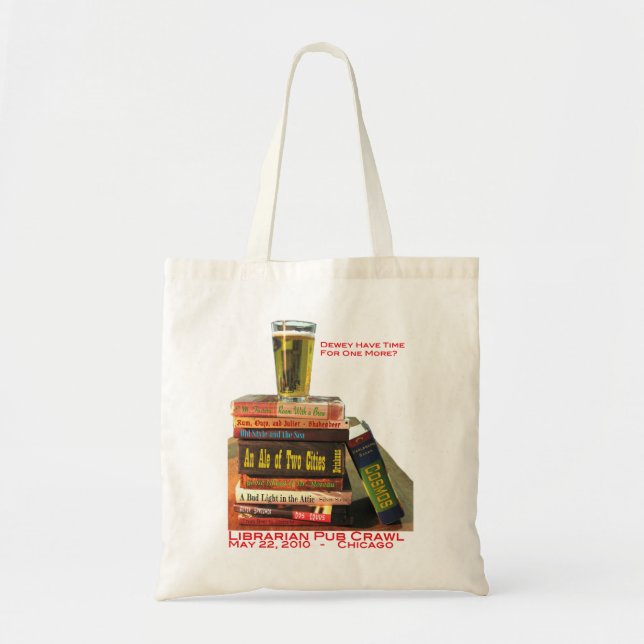 Beer Stack Tote Bag (Front)