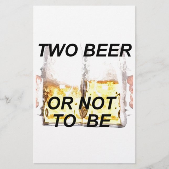 beer stationery (Front)