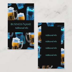 Beer Stein Motif Business Card