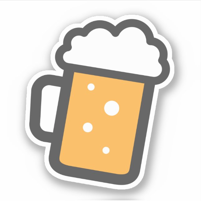 Beer stein sticker (Front)