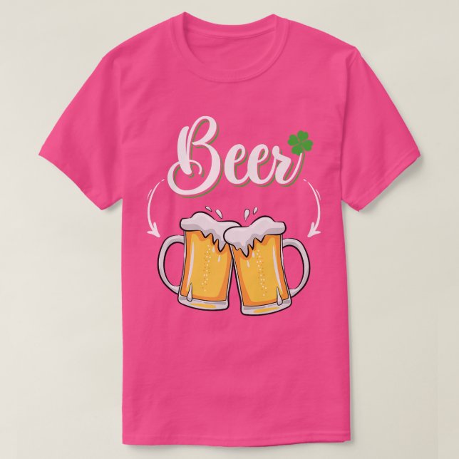 Beer Stomach Funny St  T-Shirt (Design Front)