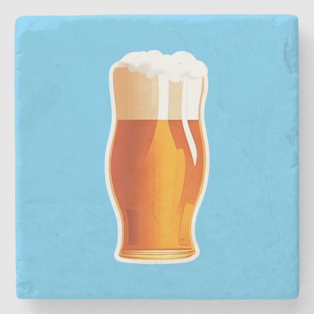 Beer Stone Coaster (Front)