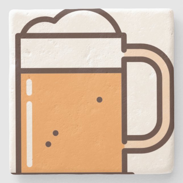 beer stone coaster (Front)