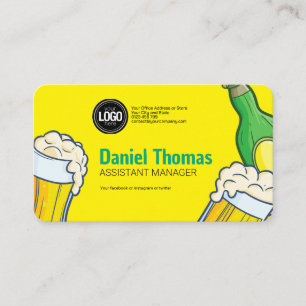 Beer Store Personalise Business Card