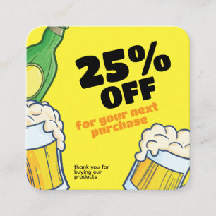 Beer store   Personalise Business Discount Card
