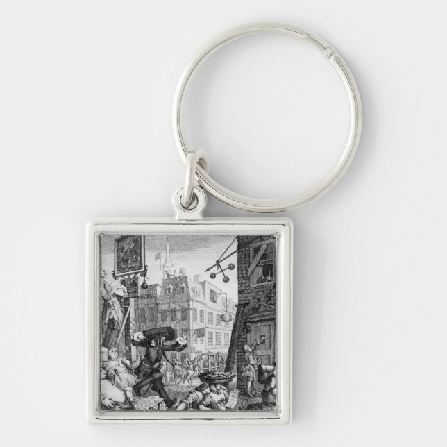 Beer Street, 1751 Key Ring (Front)