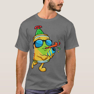 Beer Sunglasses for Party with Whistle Confetti T-Shirt