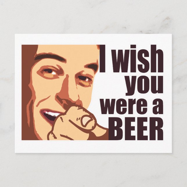Beer t-shirt postcard (Front)