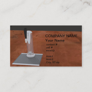 beer tap business card