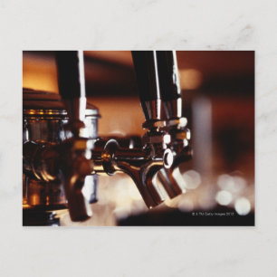 Beer Taps Postcard