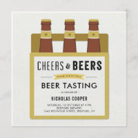 Beer Tasting Birthday Party Invitation