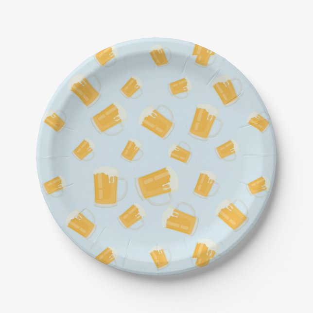 Beer Themed Paper Plates (Front)