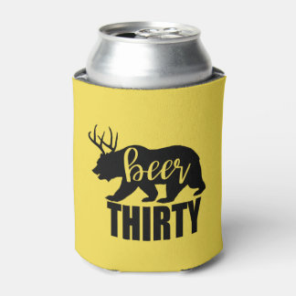 Beer Thirty Can Cooler/Koozie | Cursive Cooler