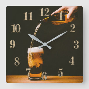 Beer Time Wall Clock