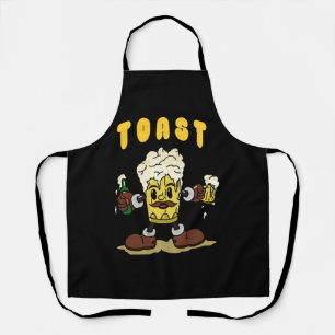 Beer Toast Mascot Apron