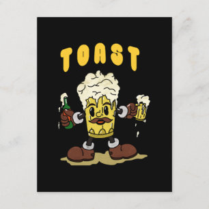 Beer Toast Mascot Enclosure Card