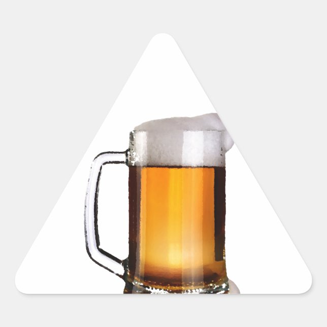 Beer Triangle Sticker (Front)