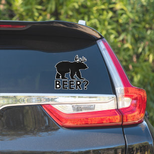 Beer Typography  Sticker